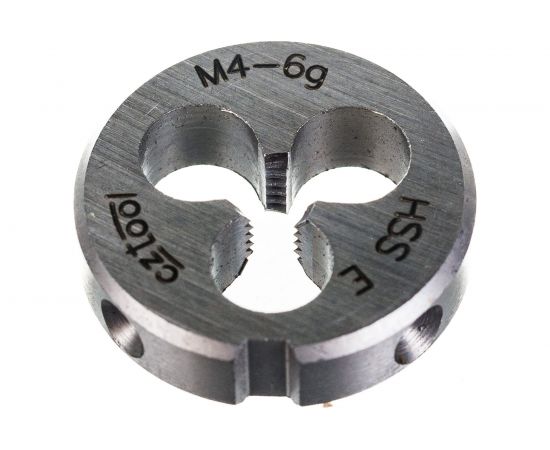 Плашка HSSE М 4 шаг 0,7 мм. D20 мм Bucovice Tools 290040 – изображение 3