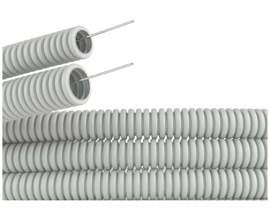 Гофрированная труба DKC ПВХ тяжелая, c протяжкой, d 25 мм, упаковка 50 м 91525 – изображение 3