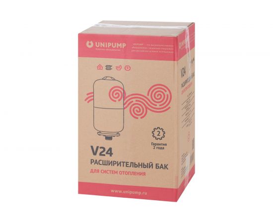 Расширительный бак вертикальный (24 л) Unipump 42595 – изображение 4