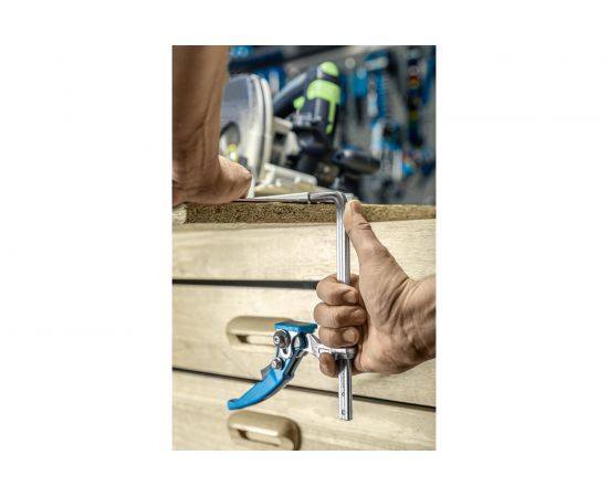 Быстрозажимная струбцина HOEGERT TECHNIK кованая, 160 мм HT3B941 – изображение 4