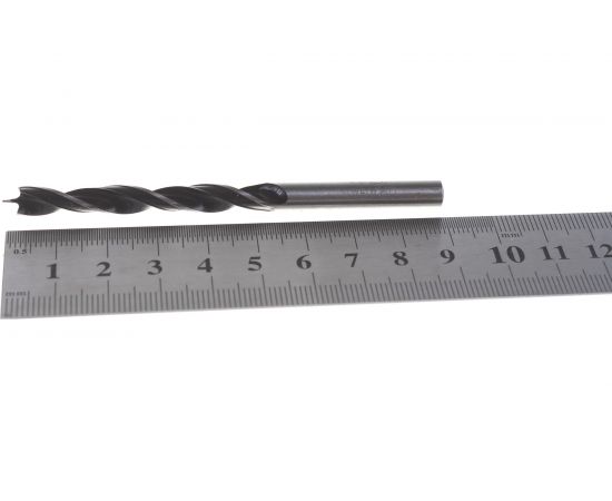 Сверло спиральное по дереву М-образная заточка (6х54х92 мм; сталь 45) Uragan 29419-090-06 – изображение 4