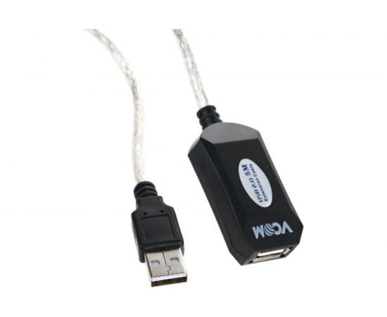 Удлинительный активный кабель-адаптер VCOM USB2.0-repeater Am-Af, 5м VUS7049-5M – изображение 4