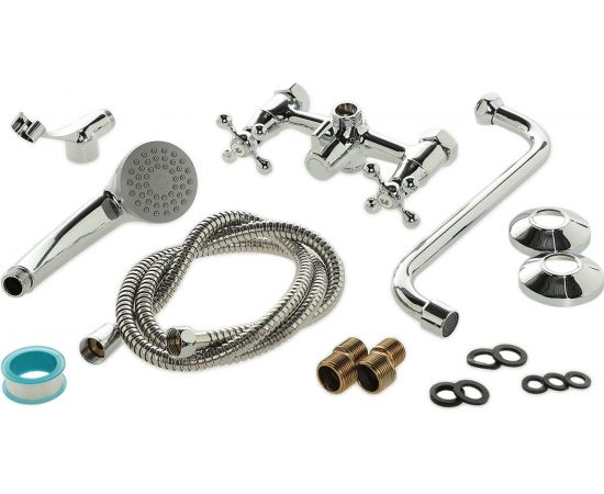 Универсальный смеситель для ванны Orange Classic Pro хром M72-222cr – изображение 4