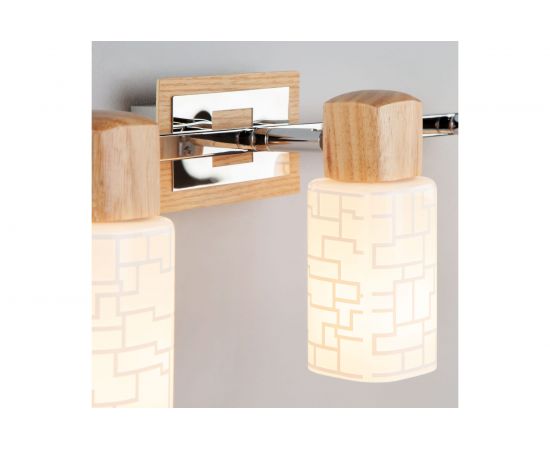 Настенный светильник Eurosvet 20029 споты, 3, хром/светлое дерево 00000073772 – изображение 4