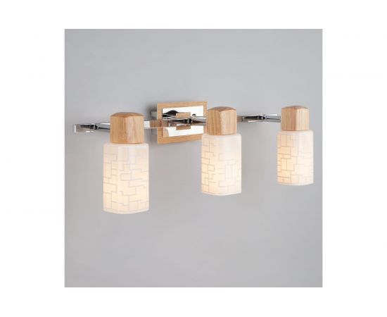 Настенный светильник Eurosvet 20029 споты, 3, хром/светлое дерево 00000073772 – изображение 5