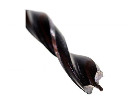 Сверло спиральное по дереву М-образная заточка (6х54х92 мм; сталь 45) Uragan 29419-090-06 – изображение 5