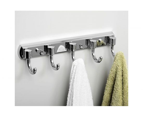 Кронштейн настенный, 5 крючков WasserKRAFT Oder K-3075 – изображение 5