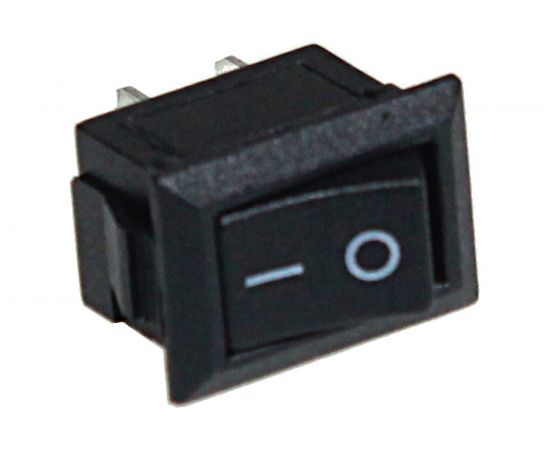 Клавиша Nord-Yada 250V 3А Micro черная (2контакта) ON-OFF 905465 