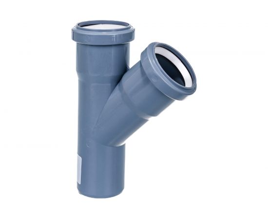 Канализационный тройник АТЛАС ПЛАСТ 45 градусов DN 50 SPCT45050050 