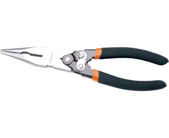 Тонкогубцы с двойным рычажным механизмом Кратон Double Force 200мм 2 12 01 009 