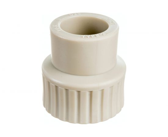 Муфта RTP PN25 комбинированная, внутренняя резьба, D25х3/4 мм, серая 10936 