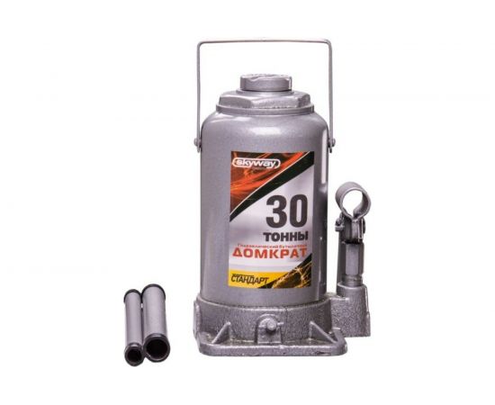 Гидравлический бутылочный домкрат SKYWAY 30т h 235-445 мм STANDART S01804031 