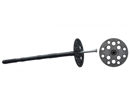 Дюбель для теплоизоляции с металлическим гвоздем INTERFIX ИЗМ 10х120, 350 шт 28956 