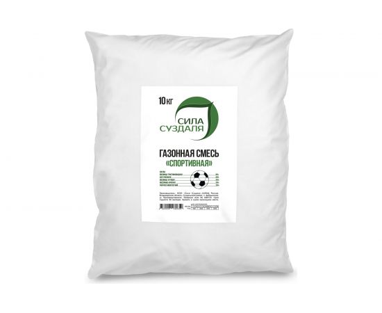 Газонная травосмесь Сила Суздаля Спортивная 10 кг GTS0100 