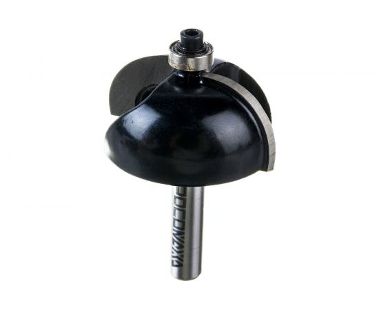 Фреза кромочная калевочная с нижним подшипником серия 1018 (42x20 мм; R16 мм; хвостовик 8 мм) Росомаха 801803 