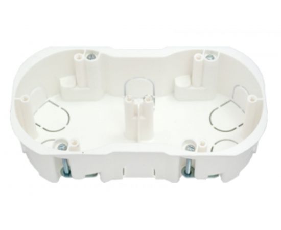 Коробка Bylectrica для 2-х местной рамочно-узловой сборки гипсокартон 155х76х45,5 мм, К-219 