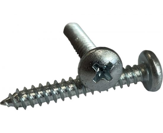 Саморез ZAMETAL 4,8х16 с полукруг. гол., крест шлиц, DIN 7981, оц., 500 шт ZA101784 