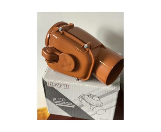 Канализационный обратный клапан DAVETI 110 мм OB110K – изображение 2