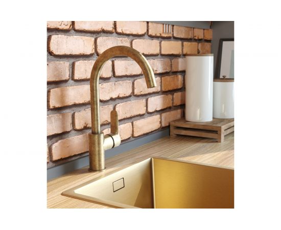 Смеситель для кухни состаренная латунь IDDIS Cuba CU2LBJ0i05 – изображение 2