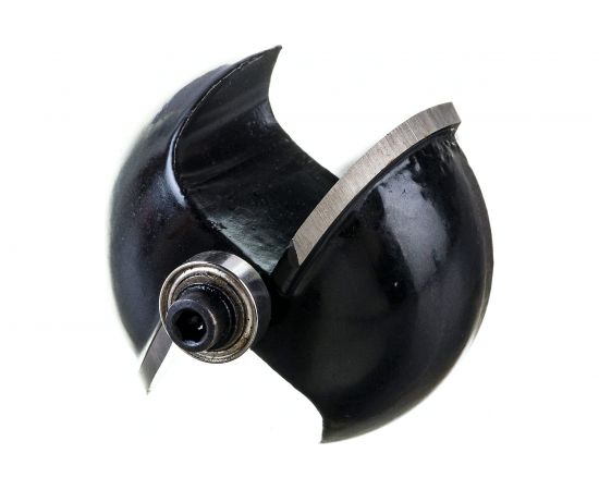 Фреза кромочная калевочная с нижним подшипником серия 1018 (42x20 мм; R16 мм; хвостовик 8 мм) Росомаха 801803 – изображение 2