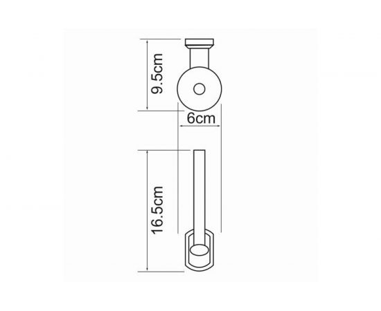 Держатель туалетной бумаги WasserKRAFT Oder K-3097 – изображение 2