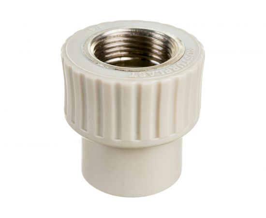 Муфта RTP PN25 комбинированная, внутренняя резьба, D25х3/4 мм, серая 10936 – изображение 2