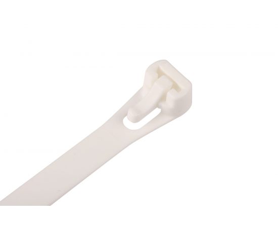 Многоразовая стяжка ЕВРОПАРТНЕР PRM 7,5х300 белый 12 шт. S19 0035 9 – изображение 2