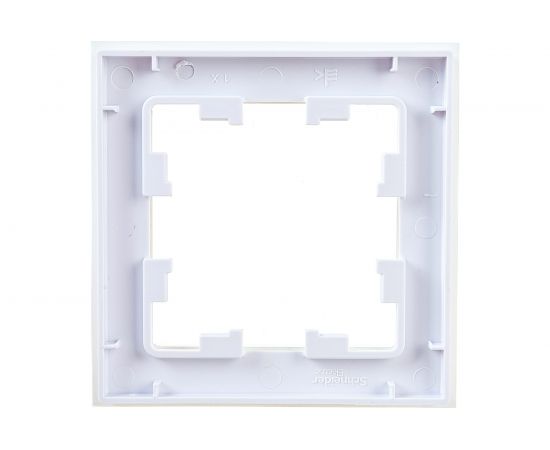 1-местная рамка Schneider Electric AtlasDesign NATURE стекло белый ATN320101 – изображение 2