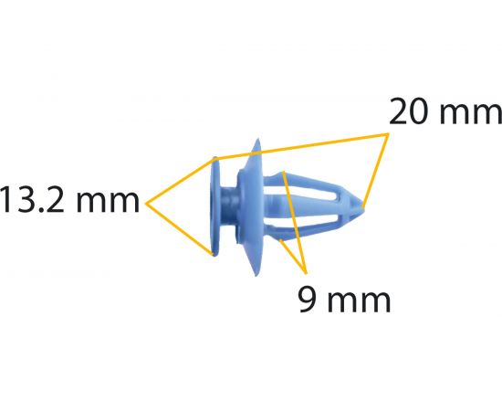 Автокрепеж для VAG/Mercedes/Opel/Renault 10 шт 7L5853994, 7701053516, 7701057715 КрепАвто 0301 – изображение 2