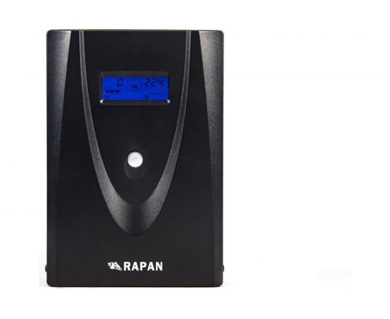 Интерактивный источник питания RAPAN-UPS 3000 220В 3000ВА/1800Вт меандр АКБ 4х7Ач 734 – изображение 2