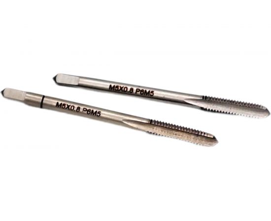 Машинно-ручной метчик TORNERI М 5х0.8 комплект из 2-х штук Р6М5 019794 – изображение 2