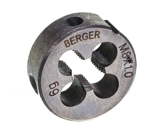 Метрическая плашка М8х1,0мм Berger BG BG1005 – изображение 3