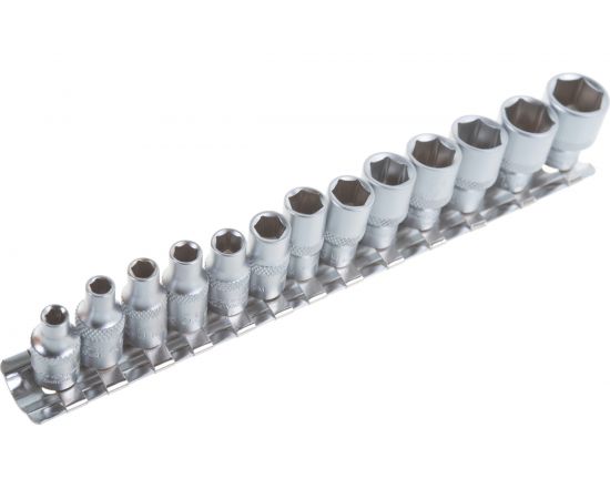 Набор головок 6-ти гранных (4-14 мм; 1/4"") 13 шт. Дело Техники 600113 – изображение 3