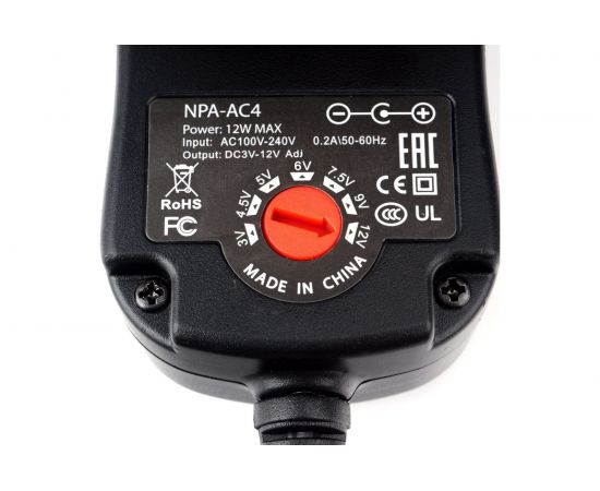 Универсальный адаптер питания Gembird NPA-AC4, 12Вт 8 штекеров NPA-AC4 – изображение 4