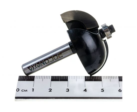 Фреза кромочная калевочная с нижним подшипником серия 1018 (42x20 мм; R16 мм; хвостовик 8 мм) Росомаха 801803 – изображение 4