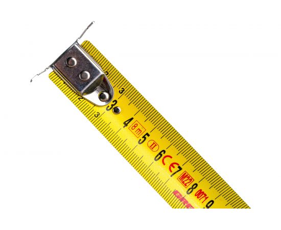 Рулетка GROSS Experte, 8 м x 27 мм, двухкомпонентный корпус, магнит, двухсторонняя разметка, нейлон 32576 – изображение 4