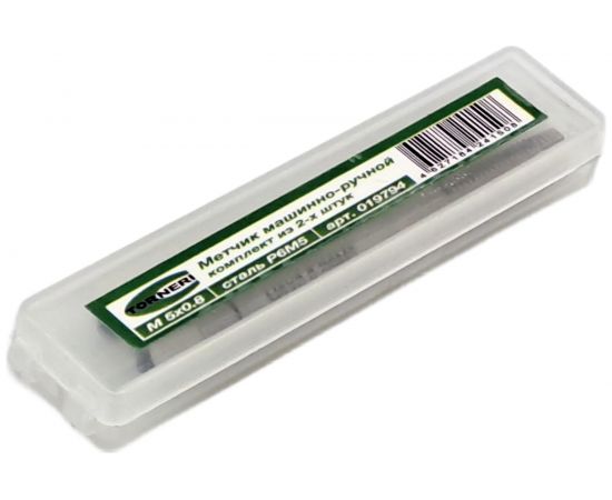 Машинно-ручной метчик TORNERI М 5х0.8 комплект из 2-х штук Р6М5 019794 – изображение 5