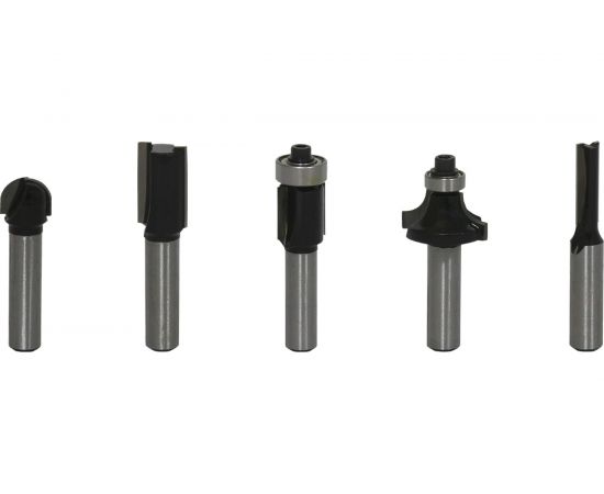 Набор фрез 0504 (5 шт; хвостовик 8 мм) по дереву Калибр 00000024855 – изображение 5