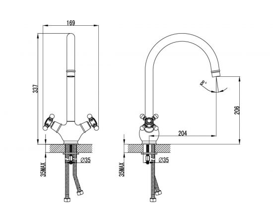 Смеситель для кухни IDDIS SAM ID SAMSB00i05 – изображение 7