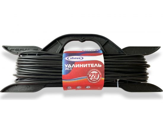 Удлинитель Облик РС 1 гнездо (рамка) 25 м ПВС 2х0,75 10 А УТ-00000673 