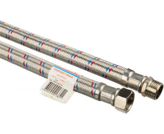 Подводка для воды TР-сантехника Гигант, нержавеющая сталь, 50 см, в/н 3/4 26438 