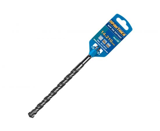 Бур по бетону серия Мастер (14х150/210 мм; SDS-plus) ПРАКТИКА 911-819 