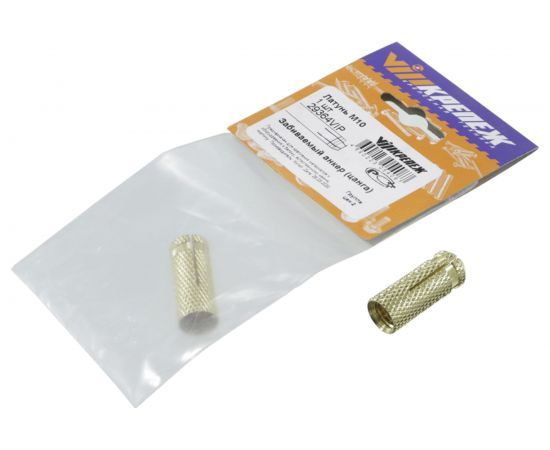 Забиваемый анкер VIPкрепеж цанга М10, латунь 1 шт 29364 VIP 