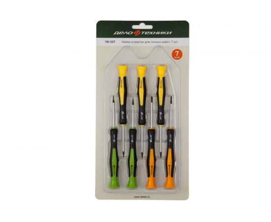 Набор отвёрток для точных работ 7 штук Дело Техники 781527 