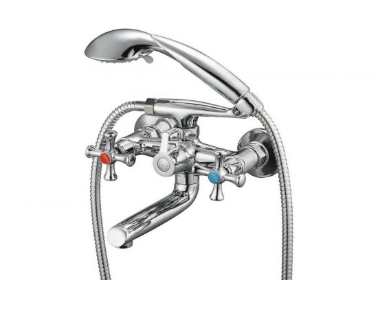 Смеситель для ванны и душа G-lauf с коротким поворотным изливом, хром QML3-A827 