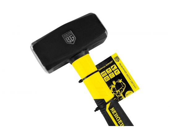 Кованая кувалда Berger BG 2000 г., фиберглассовая рукоятка BG1518 