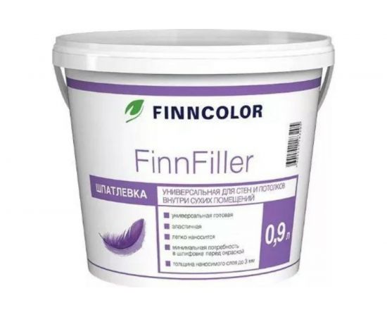 Шпатлевка финишная Finn Filler 0.9 л TIKKURILA 51472 