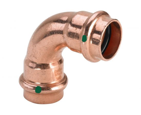 Отвод ViegaBB 90 Profipress, c SC-Contur, 18 мм, медь 291495 