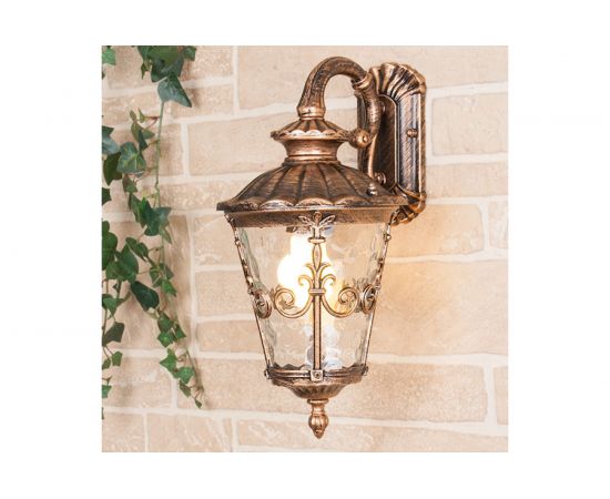 Садово-парковый светильник Elektrostandard GLYF-8046D / черное золото a028001 