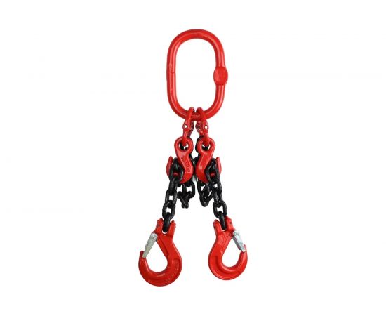 Строп OCALIFT 2СЦ 1,6 т, 1 м, цепной, двухветвевой, т8, с укоротителями 1001840у 